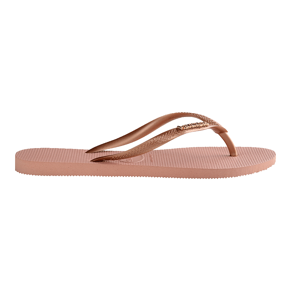 Slim Metal Logo Thongs