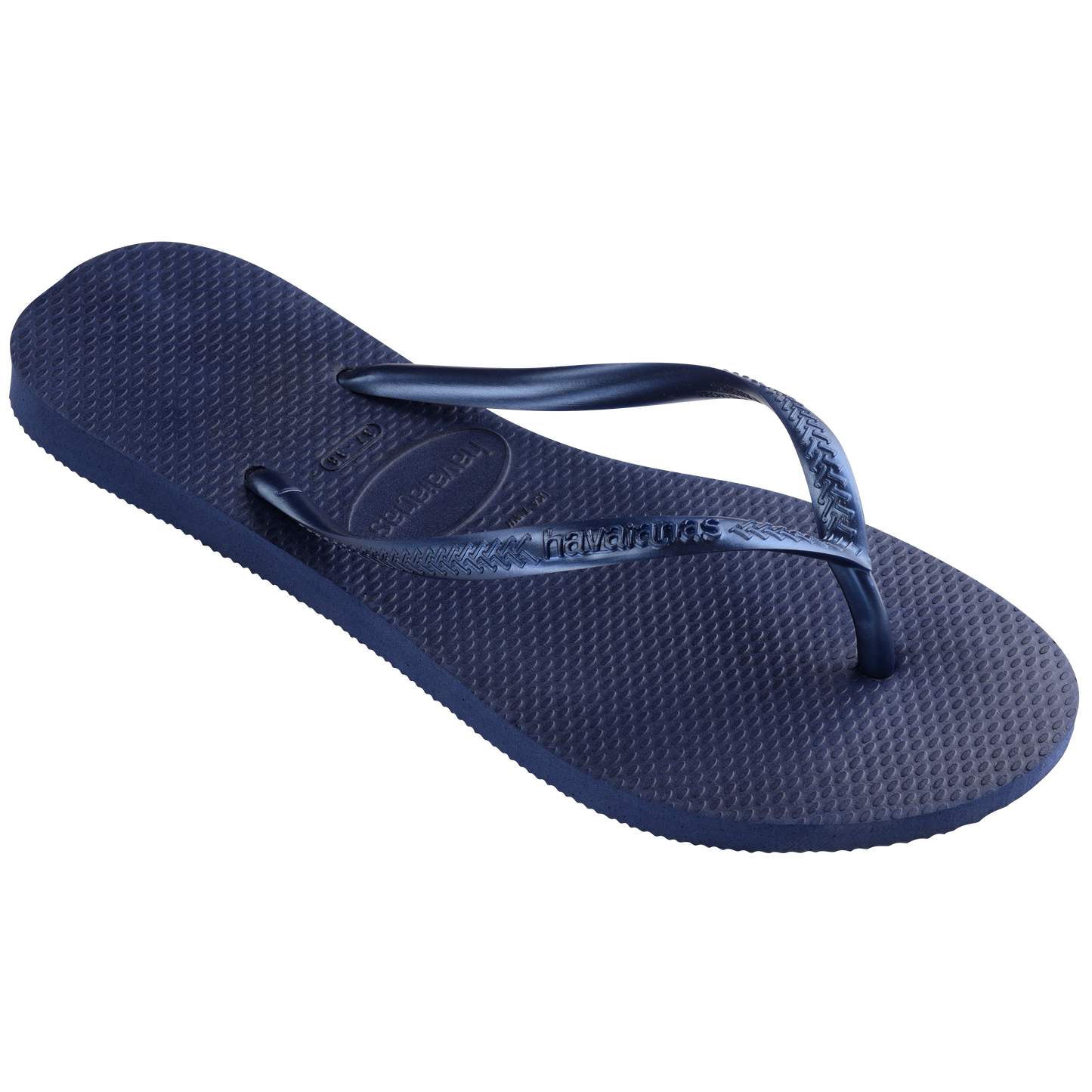Slim Metallic Thongs