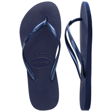 Slim Metallic Thongs