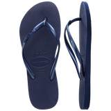 Slim Metallic Thongs
