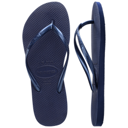 Slim Metallic Thongs