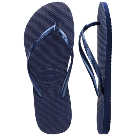 Slim Metallic Thongs