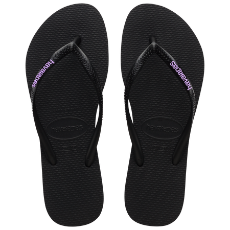 Slim Rubber Logo Thongs