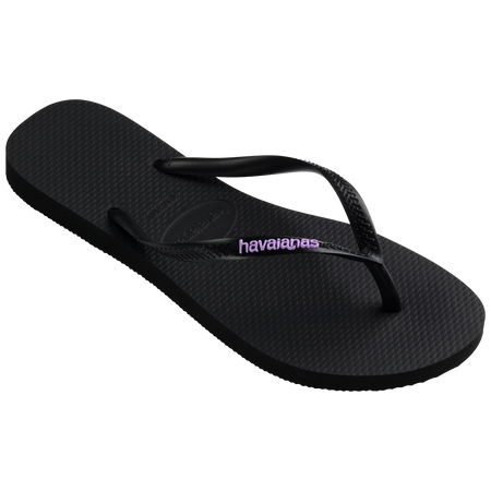 Slim Rubber Logo Thongs