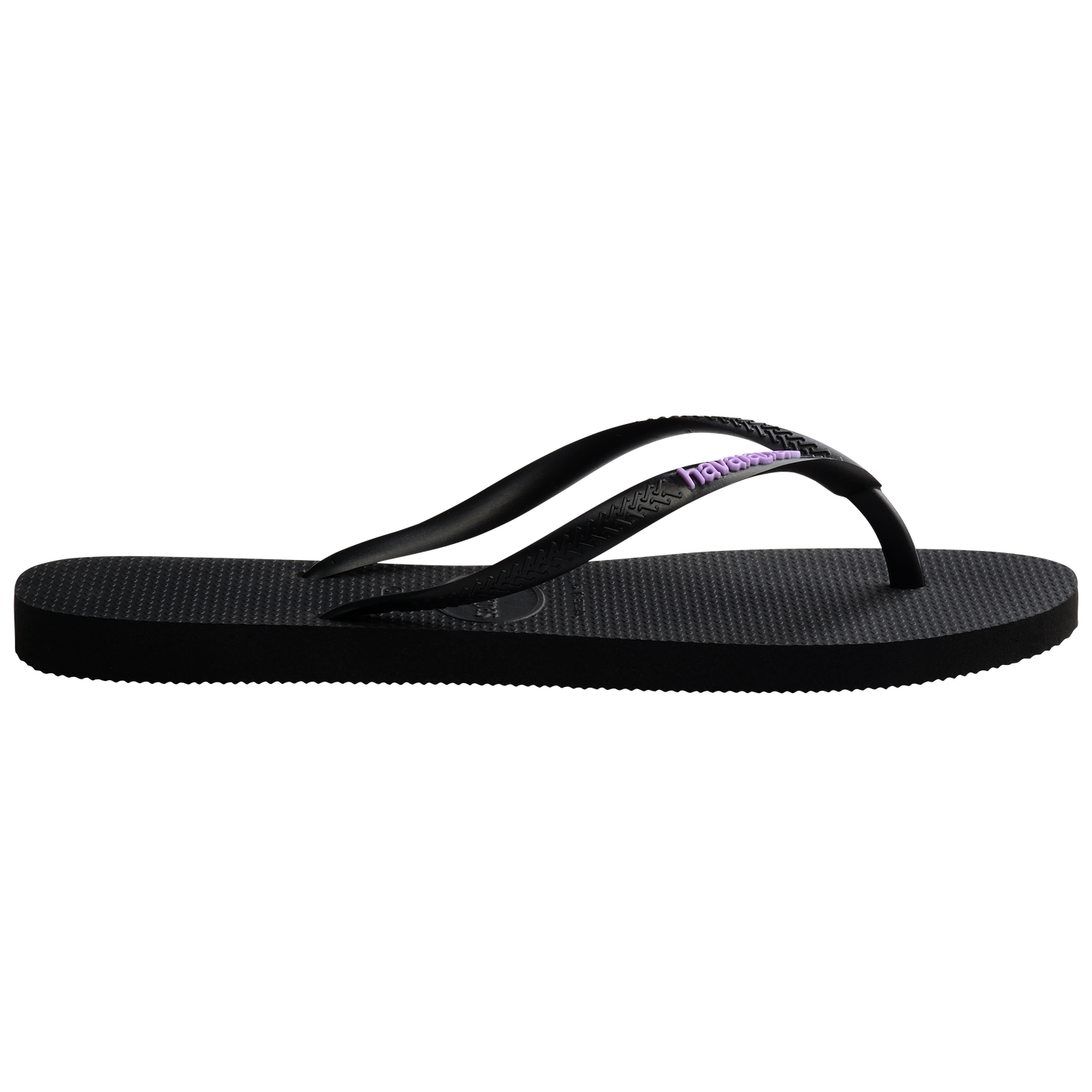 Slim Rubber Logo Thongs