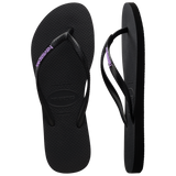 Slim Rubber Logo Thongs