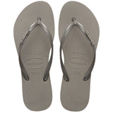 Slim Metal Logo Thongs