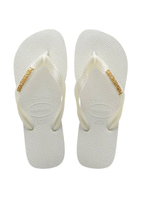 Top Logo Metallic Thongs