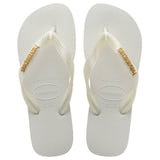 Top Logo Metallic Thongs