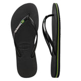 Slim Brazil Flag Thongs