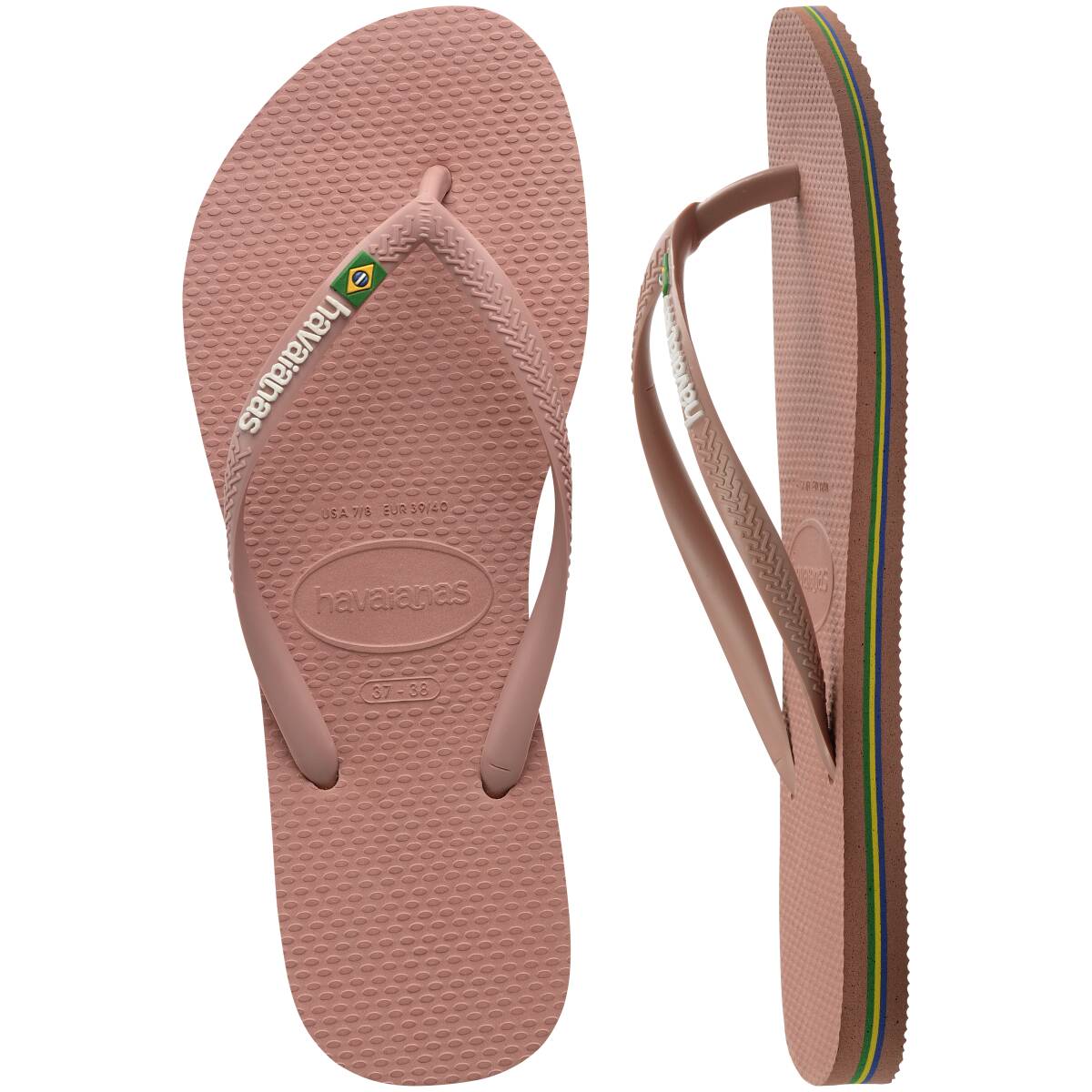 Slim Brazil Flag Thongs