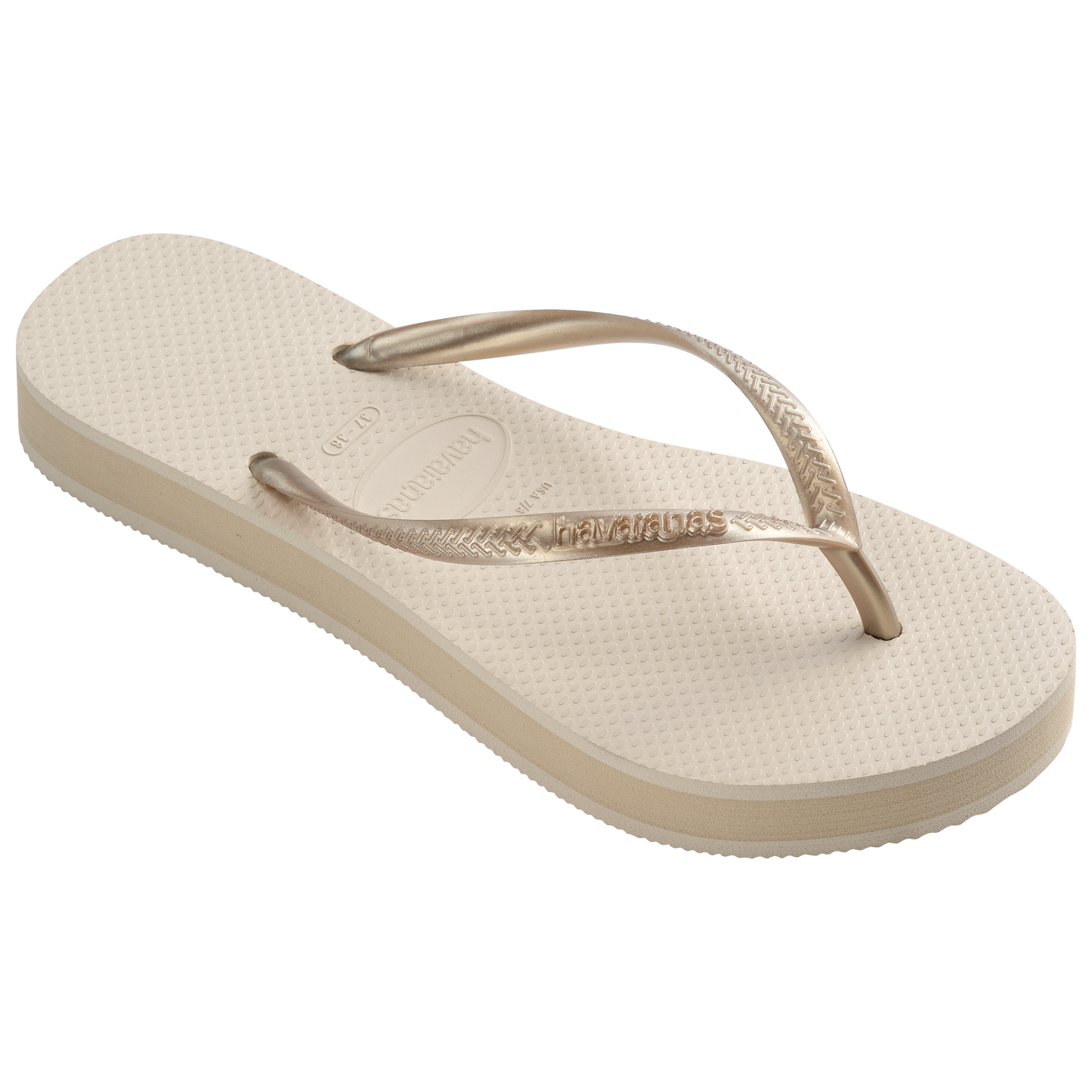 Slim Flatform Thongs