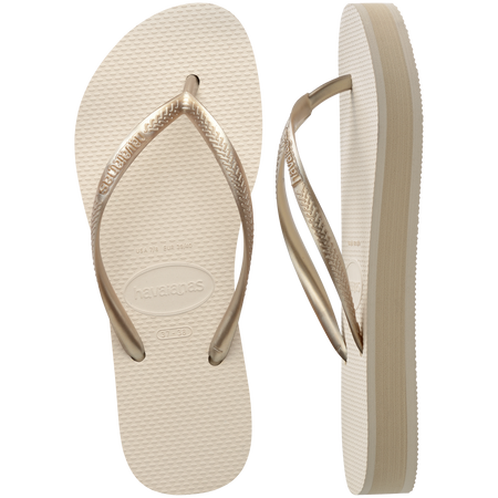 Slim Flatform Thongs