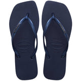 Slim Square Metal Logo Thongs