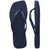 Slim Square Metal Logo Thongs