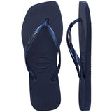 Slim Square Metal Logo Thongs