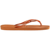Slim Square Metal Logo Thongs