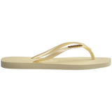 Slim Square Metal Logo Thongs