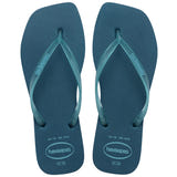 Slim Square Logo Jelly Strap Thongs
