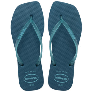 Slim Square Logo Jelly Strap Thongs