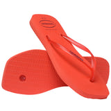 Slim Square Logo Jelly Strap Thongs