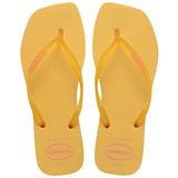 Slim Square Logo Jelly Strap Thongs
