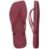 Slim Square Logo Jelly Strap Thongs