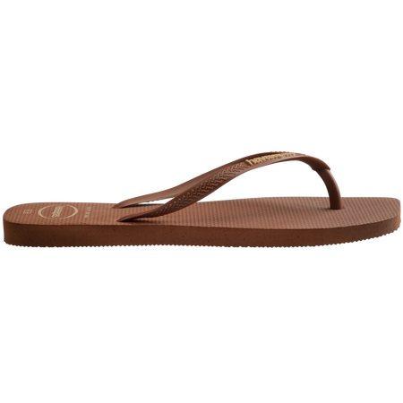 Slim Square Toe Logo Thongs