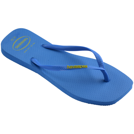 Slim Square Toe Logo Thongs