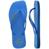 Slim Square Toe Logo Thongs