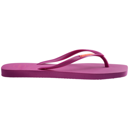 Slim Square Toe Logo Thongs