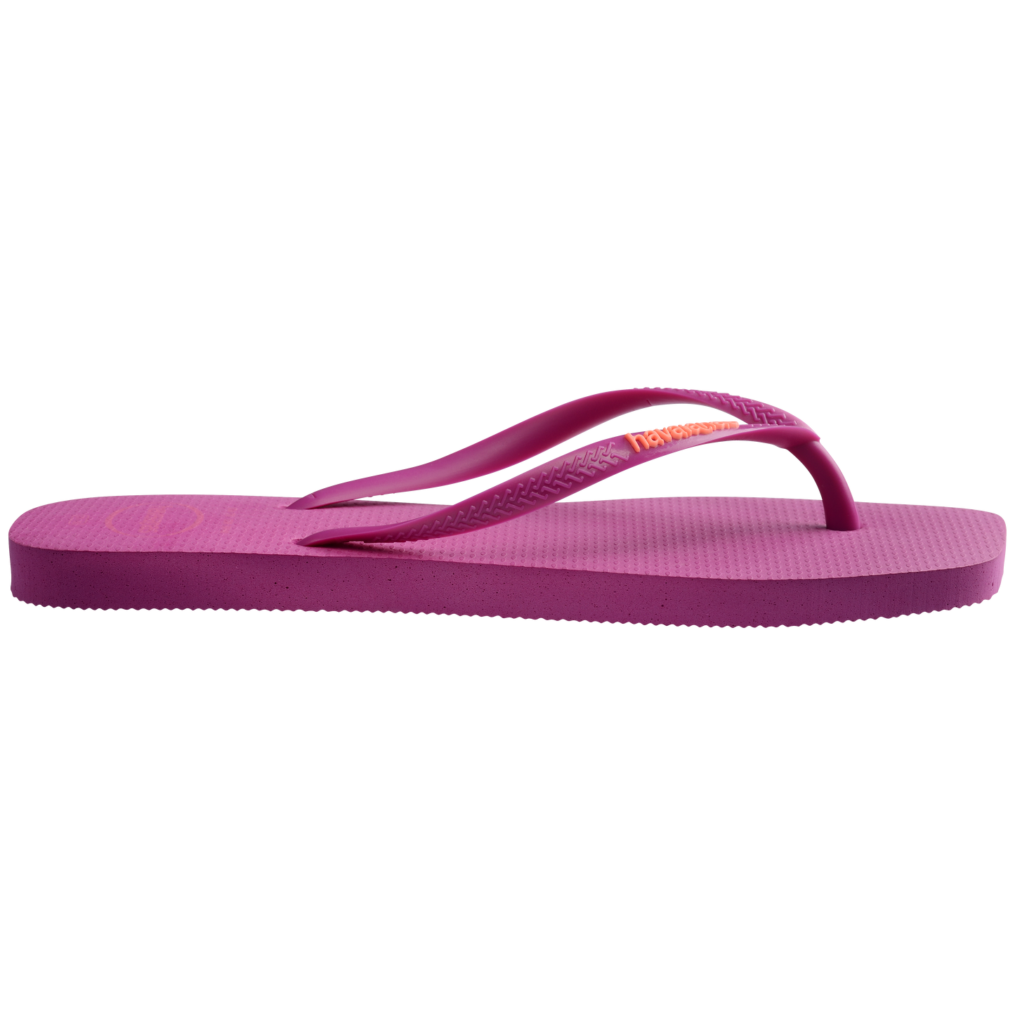 Slim Square Toe Logo Thongs
