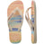 Top Gigi Hadid Logo Metallic Thongs
