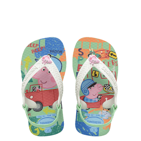 Baby Peppa Pig Car Race Thongs