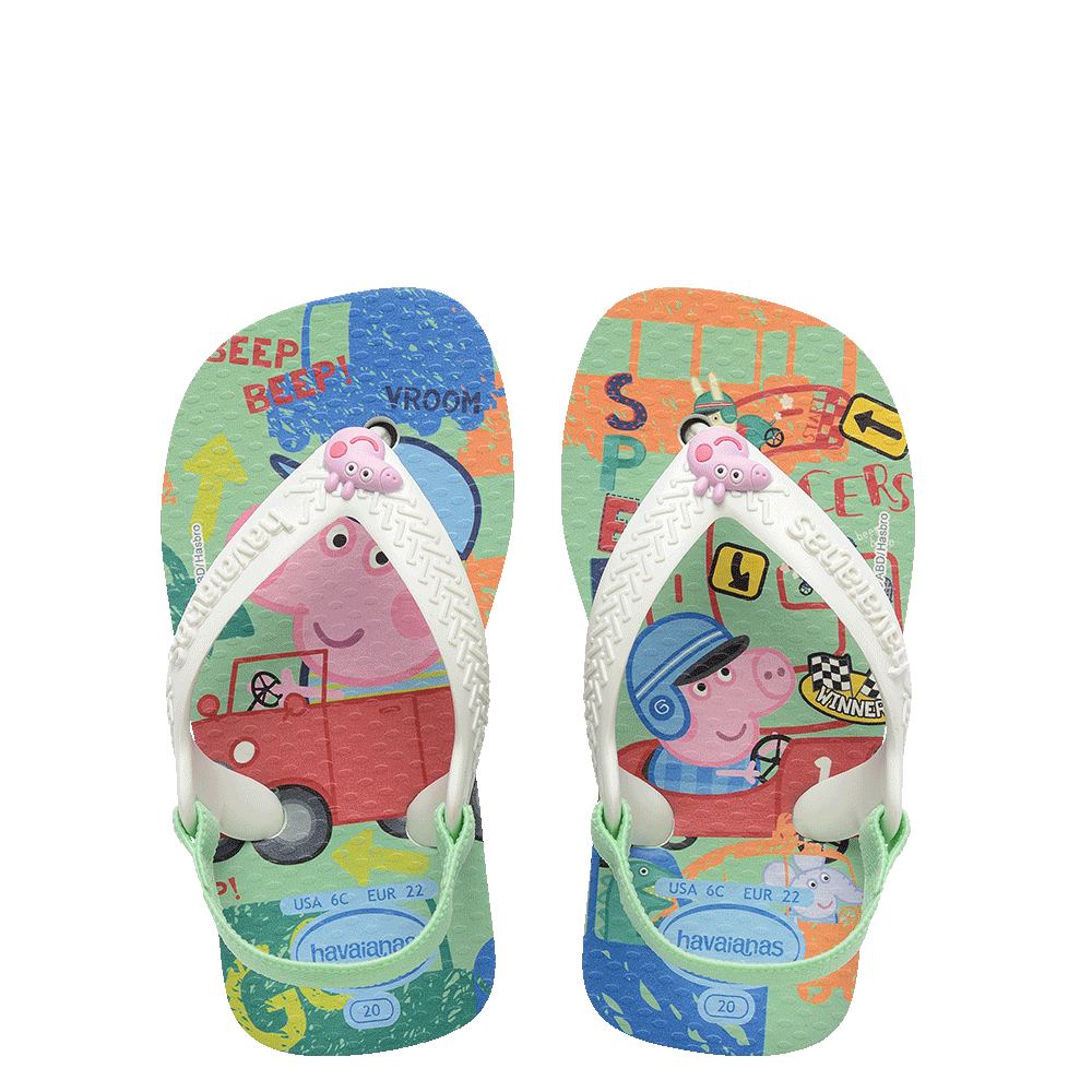 Baby Peppa Pig Car Race Thongs
