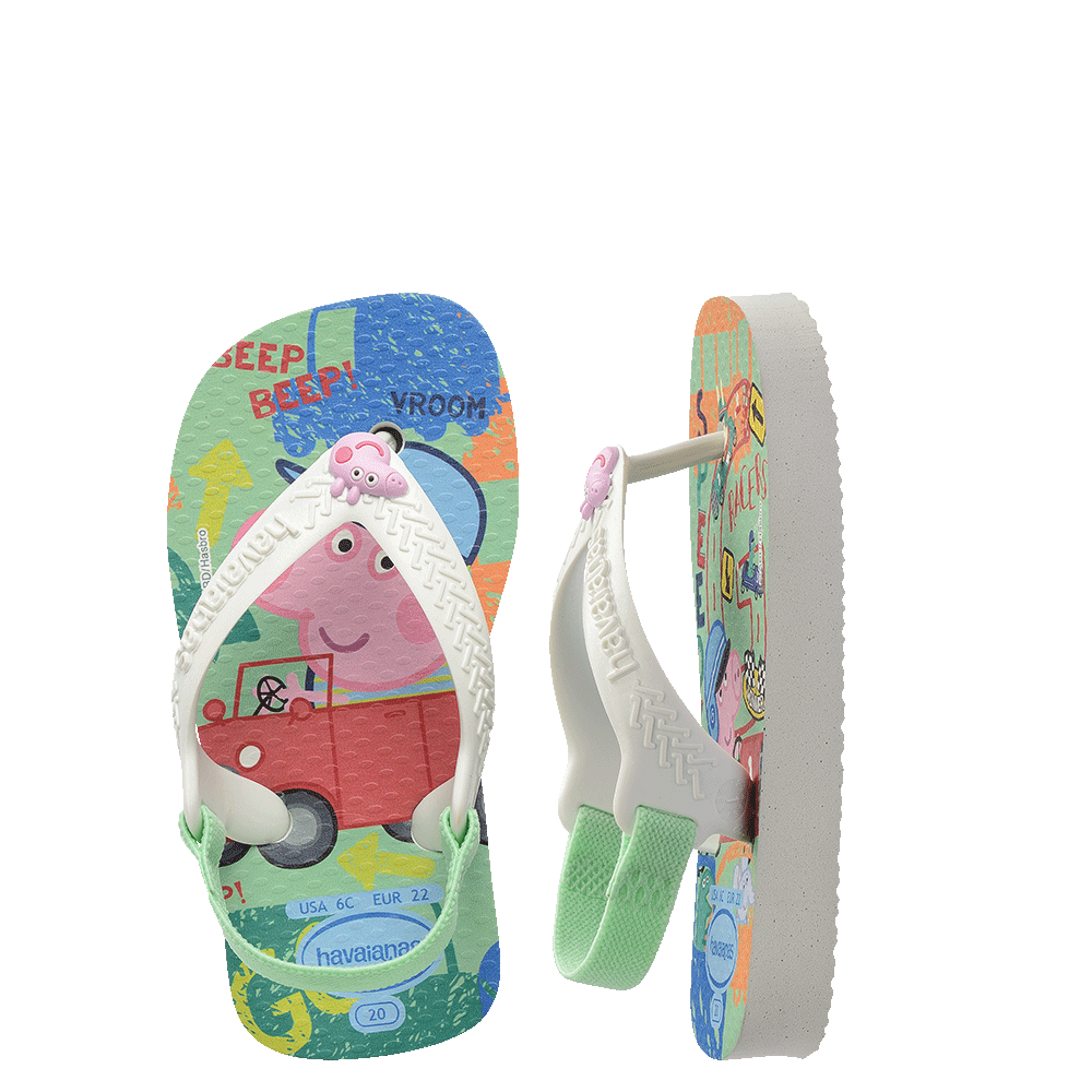 Baby Peppa Pig Car Race Thongs