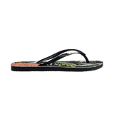 Kids Slim Fauna Bush Flower Thongs