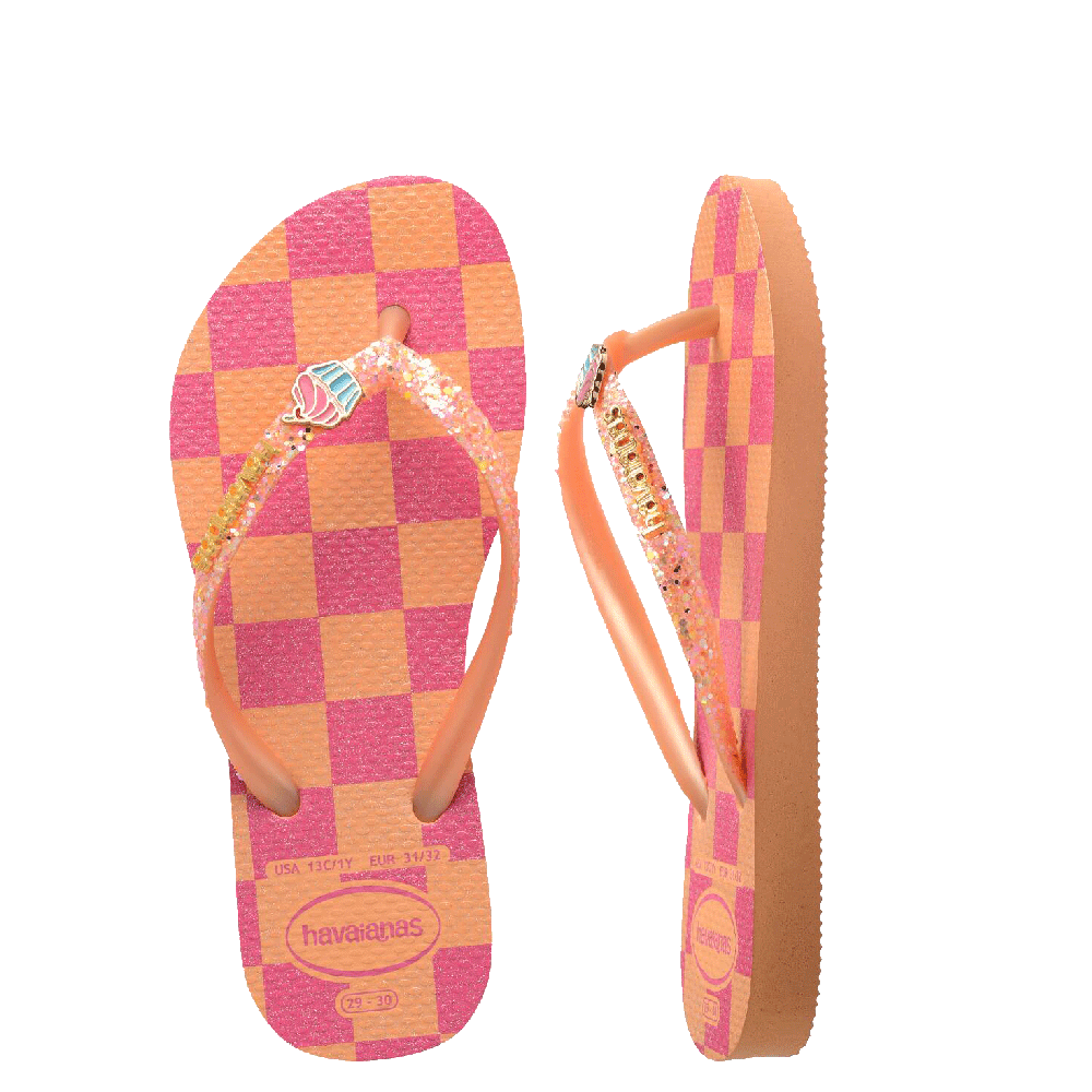 Kids Slim Glitter Trendy Thongs