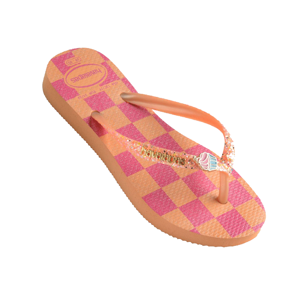 Kids Slim Glitter Trendy Thongs