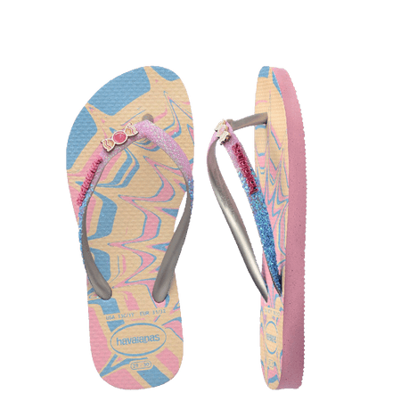Kids Slim Glitter Trendy Thongs