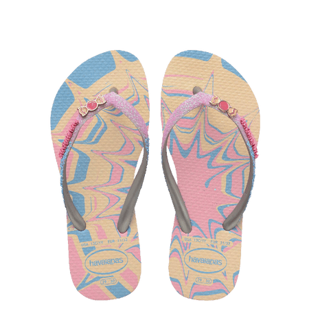 Kids Slim Glitter Trendy Thongs