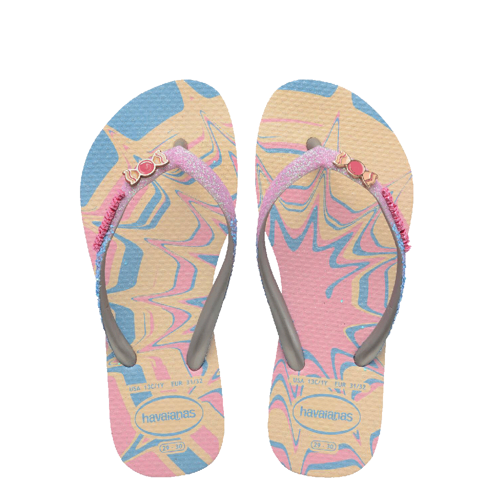 Kids Slim Glitter Trendy Thongs