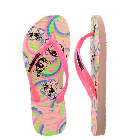 Kids Slim Powerpuff Girls Thongs