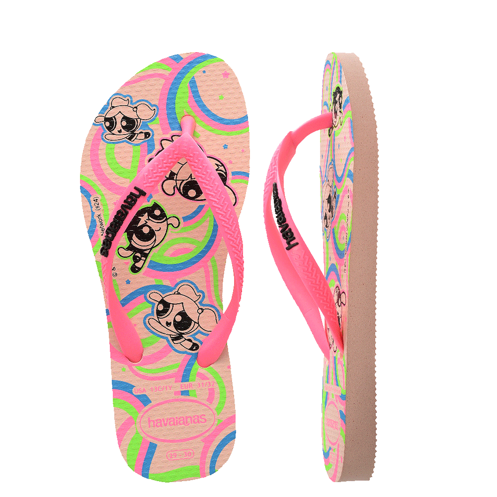 Kids Slim Powerpuff Girls Thongs