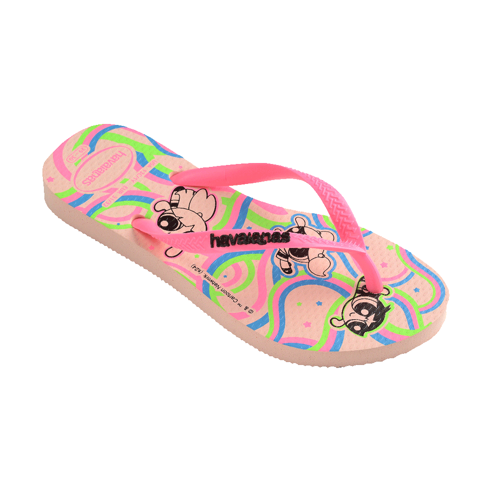 Kids Slim Powerpuff Girls Thongs