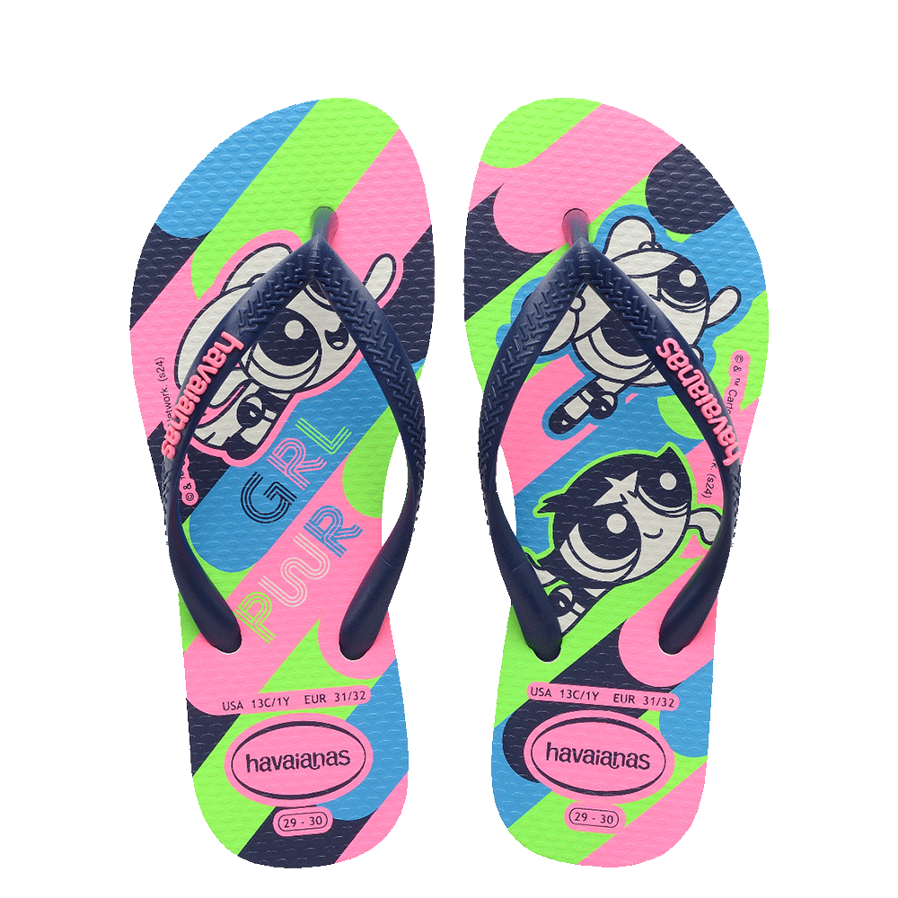 Kids Slim Powerpuff Girls Thongs