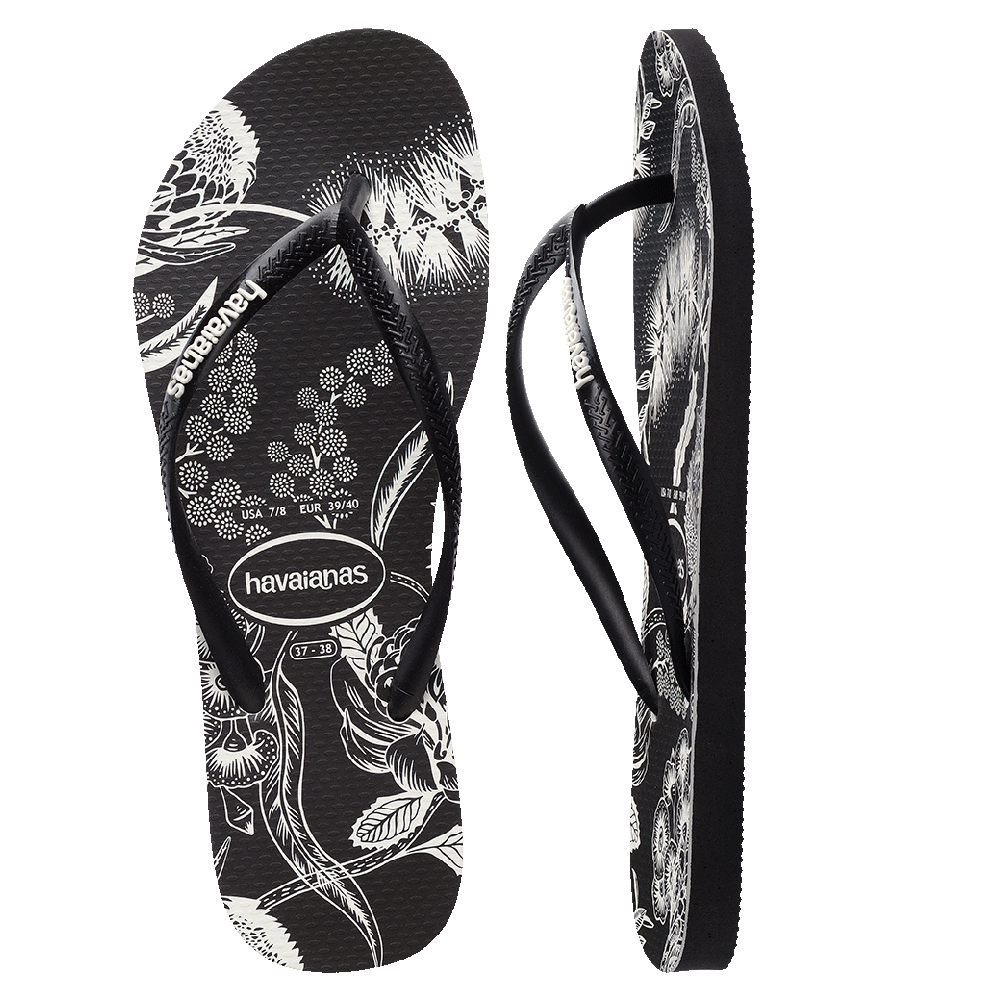 Slim B&W Native Thongs
