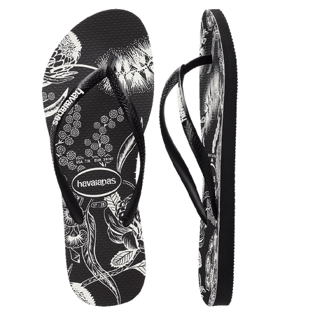 Slim B&W Native Thongs