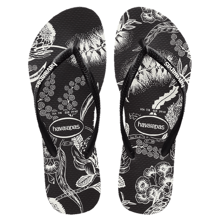 Slim B&W Native Thongs