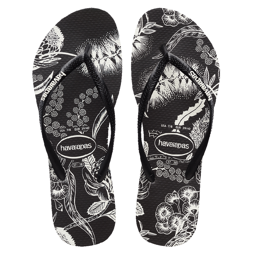 Slim B&W Native Thongs